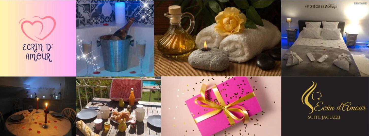Ecrin D' Amour Suite Romantique Avec Jacuzzi Castels ภายนอก รูปภาพ